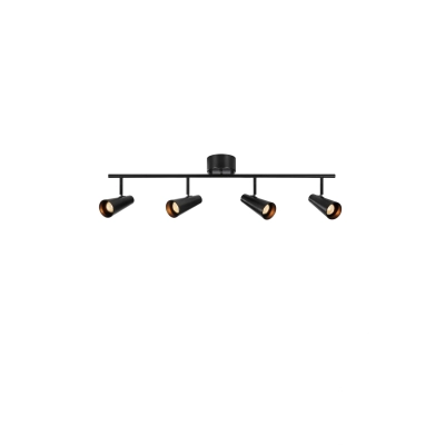 Crest lampa sufitowa 4xGU10 108202 czarna Markslojd