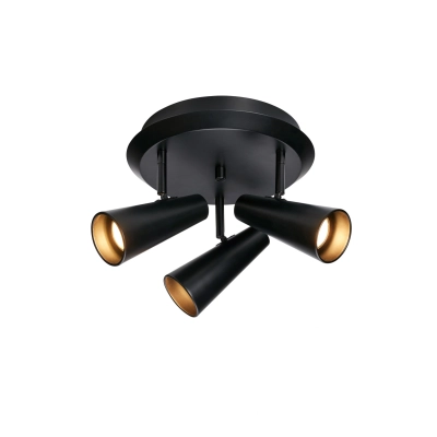 Crest lampa sufitowa 3xGU10 108204 czarna Markslojd