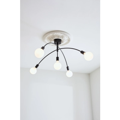 Crux lampa sufitowa 5xE27 108280 czarna