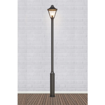 Dandy IP44 lampa słupowa 1xE27 107120 czarna, przezroczysta