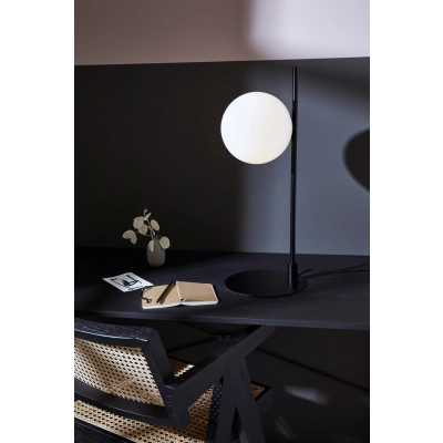 Dione lampka stołowa 1xE14 108271 czarna, biała