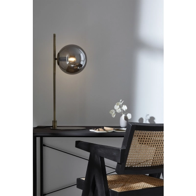 Dione lampka stołowa 1xE14 108272 antyczna, dymna