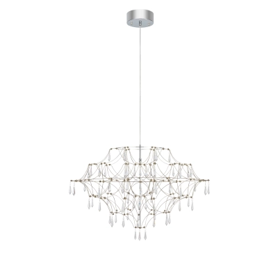 Efesos lampa wisząca LED 25W 815lm 3000K 108870 stalowa, przezroczysta Markslojd