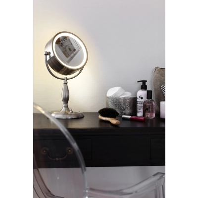 Face lampka stołowa 1xE14 105237 stalowa