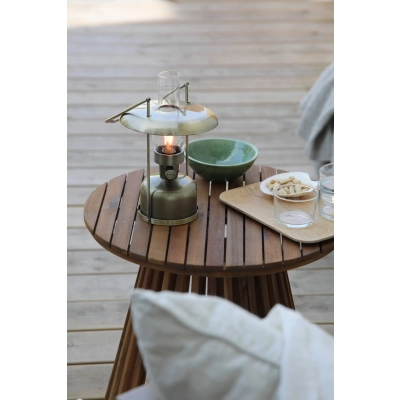 Fanos IP44 lampka stołowa LED 2,5W 1800K 108894 antyczny mosiądz