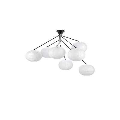 Galaxy lampa sufitowa 7xE14 108216 czarna, biała Markslojd