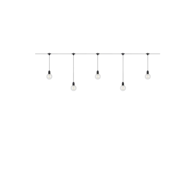 Garden 24 Deco Light Chain 10l IP44 girlanda 10xLED 2,9W 190lm 2100K 108021 czarna, przezroczysta Markslojd