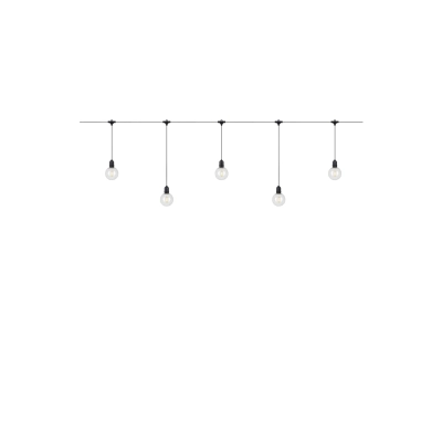 Garden 24 Deco Light Chain 10l IP44 girlanda 10xLED 2,9W 190lm 2100K 108022 czarna, przezroczysta Markslojd