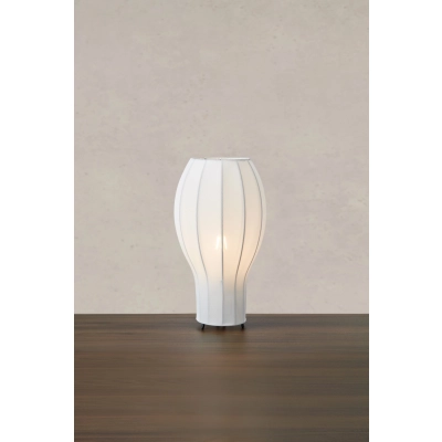 Globo lampka stołowa 1xE27 108959 biała, czarna