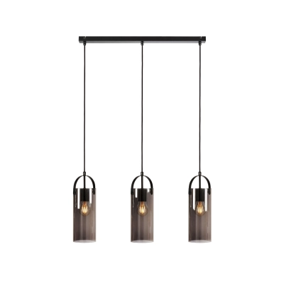 Glory lampa wisząca 3xE27 108219 czarna, dymna Markslojd