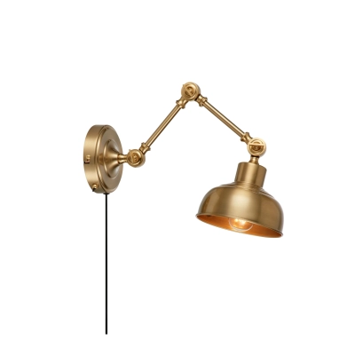 Grimstad kinkiet 1xE27 108115 mosiężny Markslojd