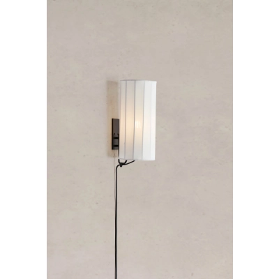 Hikari kinkiet 1xE27 108960 biały, czarny