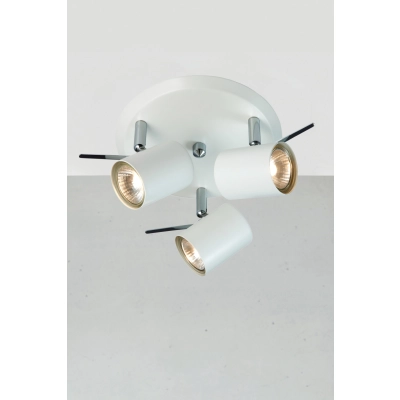 Hyssna Led lampa sufitowa 3xGU10 105485 biała
