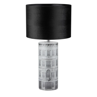 Ichi lampka stołowa 1xE27 108103 szara, czarna Markslojd