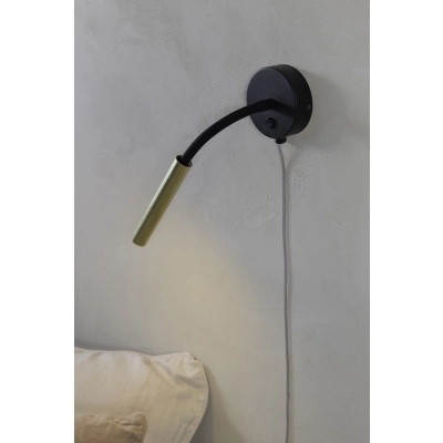 Jolie kinkiet 1xG9 108502 czarny, mosiężny