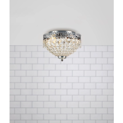 Joline lampa sufitowa 2xE14 108423 chrom, przezroczysta