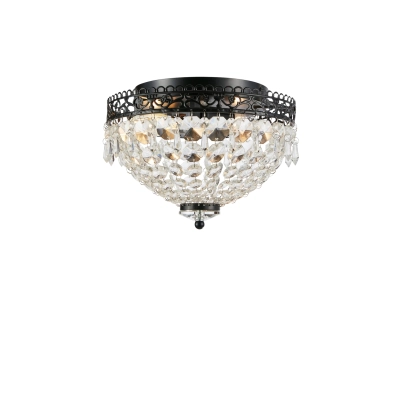 Joline lampa sufitowa 2xE14 108424 czarna, przezroczysta Markslojd