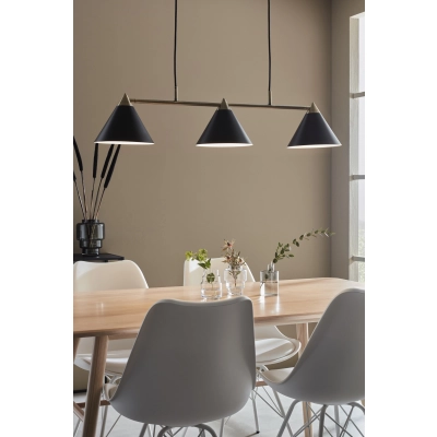 Klint lampa wisząca 3xE14 108074 czarna