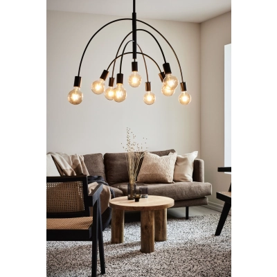 Lavello lampa wisząca 9xE27 108288 czarna