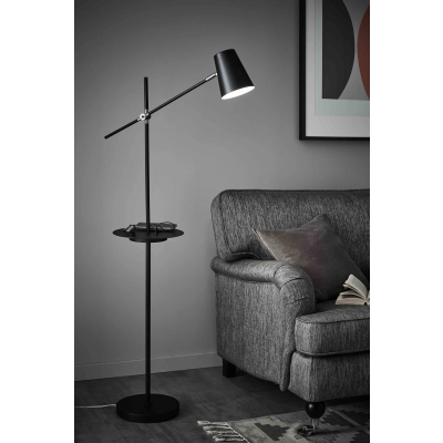 Linear lampa podłogowa 1xE14 107307 czarna