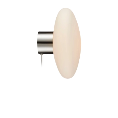 Locus kinkiet 1xE14 108538 stalowy, biały Markslojd