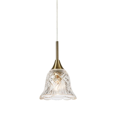 Luna lampa wisząca 1xE14 109011 przezroczysta, antyczny mosiądz Markslojd