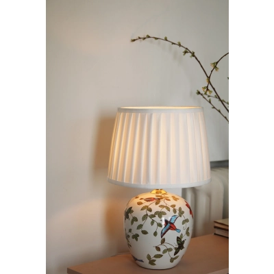 Mansion lampka stołowa 1xE27 107040 wielokolorowa, biała