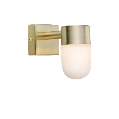 Menton IP44 kinkiet 1xG9 106374 mosiężny, biały Markslojd