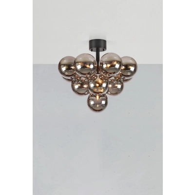 Merlot lampa sufitowa 13xG9 108845 czarna, dymna