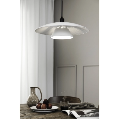 Millinge lampa wisząca 1xE27 108430 czarna, biała