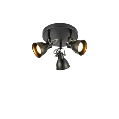 Mion lampa sufitowa 3xGU10 108847 czarna Markslojd