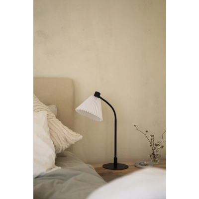 Mira lampka stołowa 1xE14 108697 czarna, biała