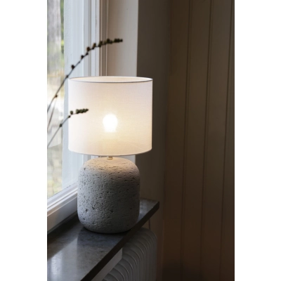 Montagna lampka stołowa 1xE27 108862 szara, biała