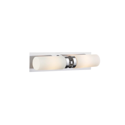 Norrsundet IP44 kinkiet 2xE14 102478 chrom, biały Markslojd