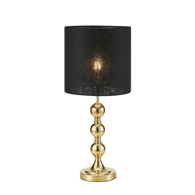 Octo lampka stołowa 1xE27 108574 mosiężna, czarna Markslojd