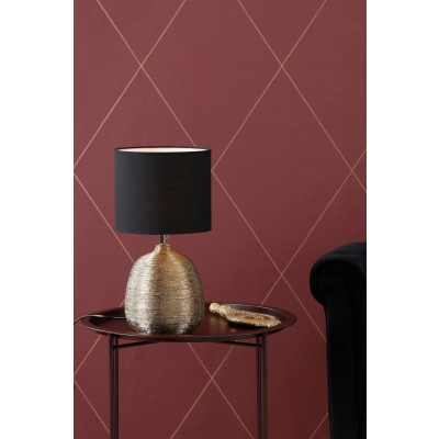 Oscar lampka stołowa 1xE27 107068 złota, czarna