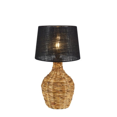Paglia lampka stołowa 1xE27 108770 naturalne drewno, czarna Markslojd