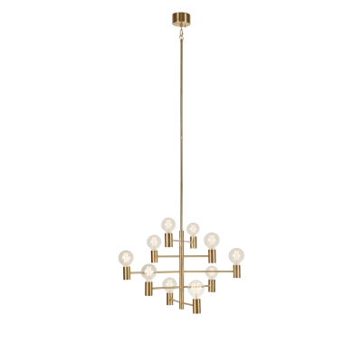 Paris lampa wisząca 10xE27 108117 mosiężna Markslojd