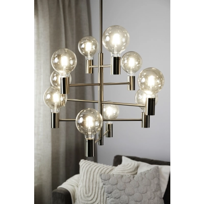 Paris lampa wisząca 10xE27 108117 mosiężna