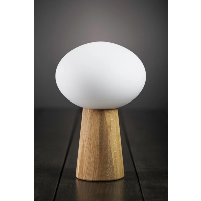 Pater lampka stołowa 1xE27 108409 brązowa, biała