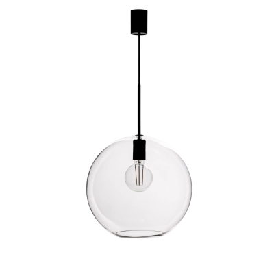 Patera lampa wisząca 1xE27 108507 czarna, przezroczysta Markslojd
