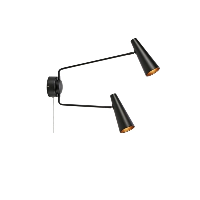 Peak kinkiet 2xE14 108690 czarny Markslojd