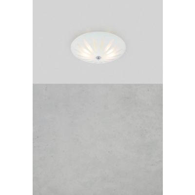 Petal lampa sufitowa 2xE27 108899 biała, chrom