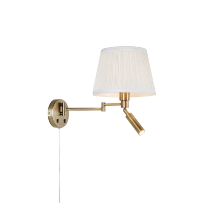 Pivot kinkiet 1xE27 LED 4W 170lm 3000K 109017 biały, antyczny mosiądz Markslojd