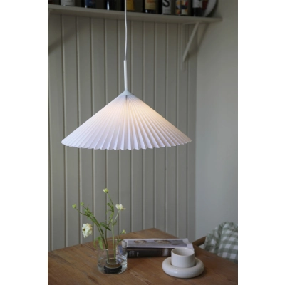 Plisado lampa wisząca 1xE27 108711 biała