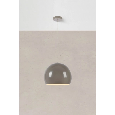 Pop lampa wisząca 1xE27 108986 szarobrązowa