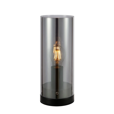 Post lampka stołowa 1xE27 108734 czarna, dymna Markslojd