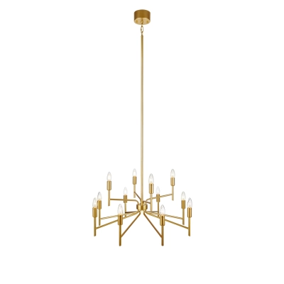 Regent lampa wisząca 12xE14 108106 złota Markslojd