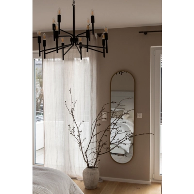 Regent lampa wisząca 12xE14 108107 czarna