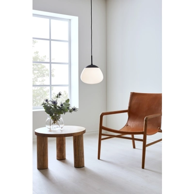 Rise lampa wisząca 1xE27 108295 czarna, biała